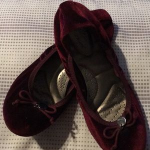 Dexflex comfort Burgundy flats